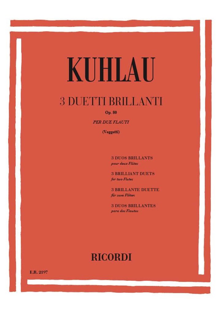 3 Duetti Brillanti Op. 80